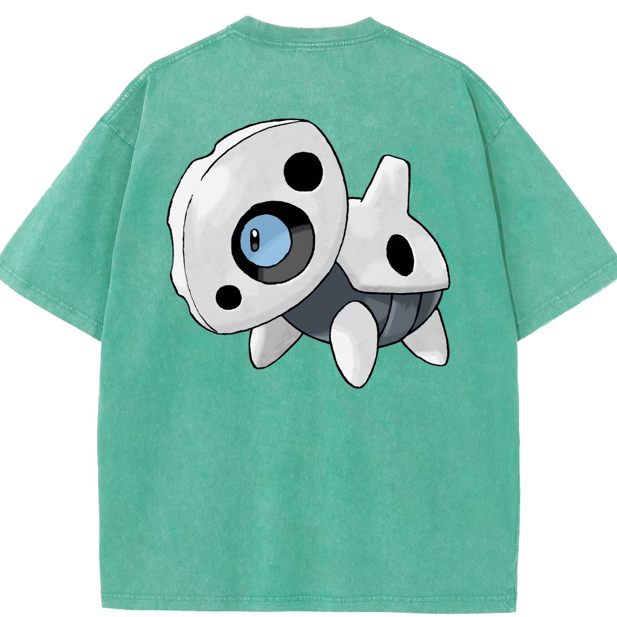 （画像用） ポケットモンスター Pokémon 綿100% ヴィンテージ風 半袖Tシャツ（背面プリント）